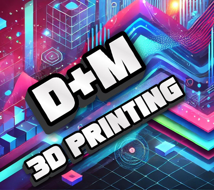 D+M 3D Printing Logo